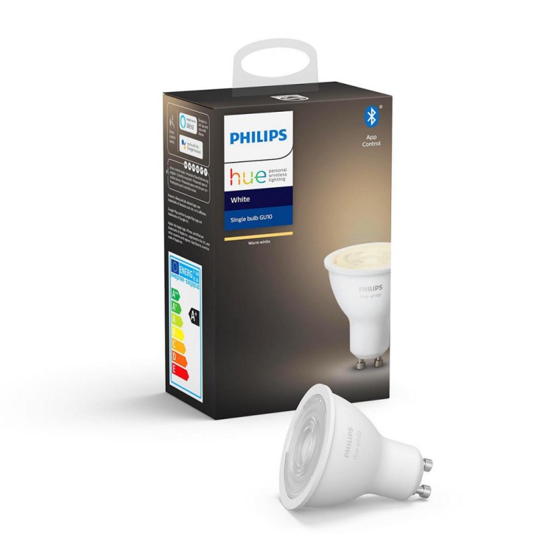 SPOT incastrat smart LED Philips, soclu GU10, putere 5.2W, forma spot, lumina alb, alimentare 220 - 240 V, "000008718699628697" 