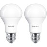 SET 2 becuri LED Philips, soclu E27, putere 10W, forma clasic, lumina alb, alimentare 220 - 240 V, "000008718696813751" (timbru 