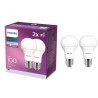 SET 2 becuri LED Philips, soclu E27, putere 12.5W, forma clasic, lumina alb, alimentare 220 - 240 V, "000008718699726959" (timbr