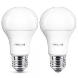 SET 2 becuri LED Philips, soclu E27, putere 12.5W, forma clasic, lumina alb, alimentare 220 - 240 V, "000008718699726959" (timbr