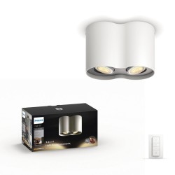 APLICA smart PHILIPS, LED, soclu GU10, putere 5.5 W x 2, tip lumina alb rece alb calda, 350 lumeni, alimentare 220 - 230 V, "000