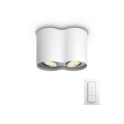 APLICA smart PHILIPS, LED, soclu GU10, putere 5.5 W x 2, tip lumina alb rece alb calda, 350 lumeni, alimentare 220 - 230 V, "000