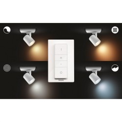 APLICA smart PHILIPS, LED, soclu GU10, putere 5.5 W, tip lumina alb rece alb calda, 350 lumeni, alimentare 220 - 230 V, "0000087