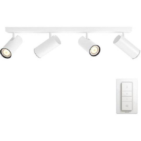 APLICA smart PHILIPS, LED, soclu GU10, putere 5.5 W x 4, tip lumina alb rece alb calda, 350 lumeni, alimentare 220 - 230 V, "000