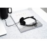 CASTI  Spacer, cu fir, standard, utilizare multimedia, call center, microfon pe brat, conectare prin Jack 3.5 mm x 2, negru, "SP