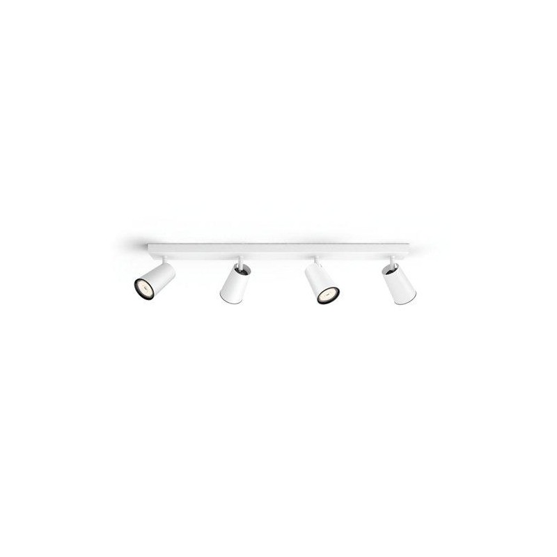 APLICA PHILIPS, LED, soclu GU10, putere 5.5 W x 4, tip lumina alb calda, 350 lumeni, alimentare 220 - 230 V, "000008718696164747