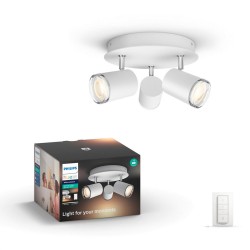APLICA smart PHILIPS, LED, soclu GU10, putere 5 W x 3, tip lumina alb rece alb calda, 350 lumeni, alimentare 220 - 230 V, "00000