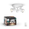 APLICA smart PHILIPS, LED, soclu GU10, putere 5 W x 3, tip lumina alb rece alb calda, 350 lumeni, alimentare 220 - 230 V, "00000