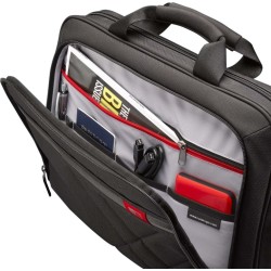 GEANTA CASE LOGIC, pt. notebook de max. 17 inch, 1 compartiment, buzunar frontal | buzunar dorsal, waterproof, poliester, negru,