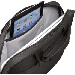 GEANTA CASE LOGIC, pt. notebook de max. 17 inch, 1 compartiment, buzunar frontal | buzunar dorsal, waterproof, poliester, negru,