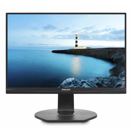 MONITOR PHILIPS 23.8", multimedia, IPS, Full HD (1920 x 1080), Wide, 250 cd/mp, 5 ms, VGA, "241B7QUPEB/00" (timbru verde 7 lei)
