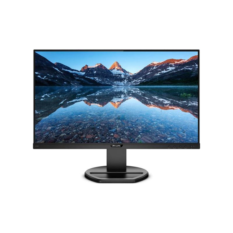 MONITOR PHILIPS 23.8", home, office, IPS, Full HD (1920 x 1080), Wide, 250 cd/mp, 4 ms, HDMI, DVI |VGA, "243B9/00" (timbru verde