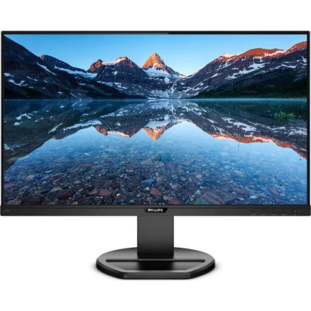 MONITOR PHILIPS 23.8", home, office, IPS, Full HD (1920 x 1080), Wide, 250 cd/mp, 4 ms, HDMI, DVI |VGA, "243B9/00" (timbru verde