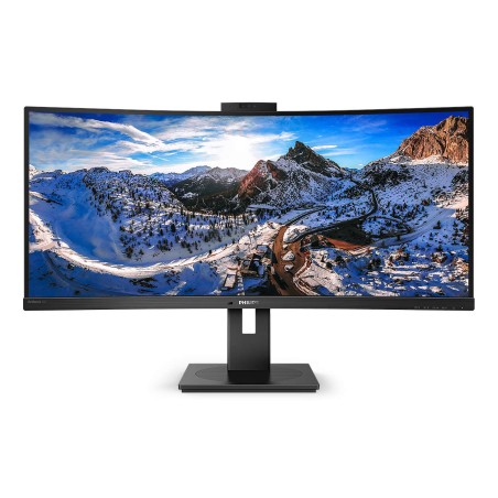 MONITOR PHILIPS 34", multimedia, VA, UWQHD (3440 x 1440), Wide, curbat, 500 cd/mp, 4 ms, HDMI, DisplayPort, "346P1CRH/00" (timbr