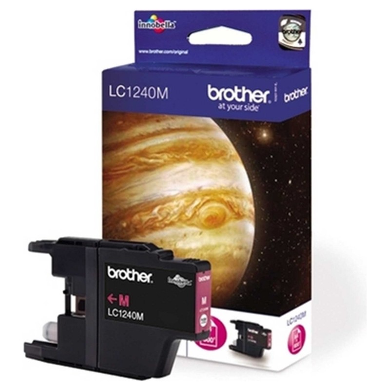 Cartus Cerneala Original Brother Magenta, LC1240M, pentru DCP-J525W|J725|J925|MFC-J430|J625|J5910|J6510|J6910, 600, (timbru verd