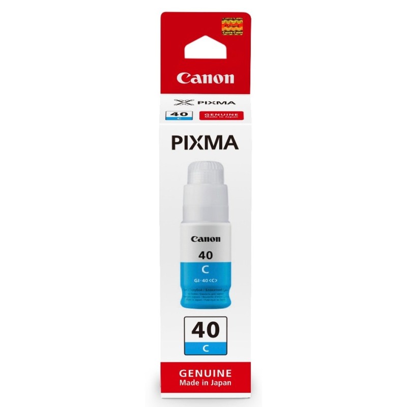 Cartus Cerneala Original Canon Cyan, GI-40C, pentru G6040|G5040, 7.7K, (timbru verde 0.15 lei), "3400C001AA"