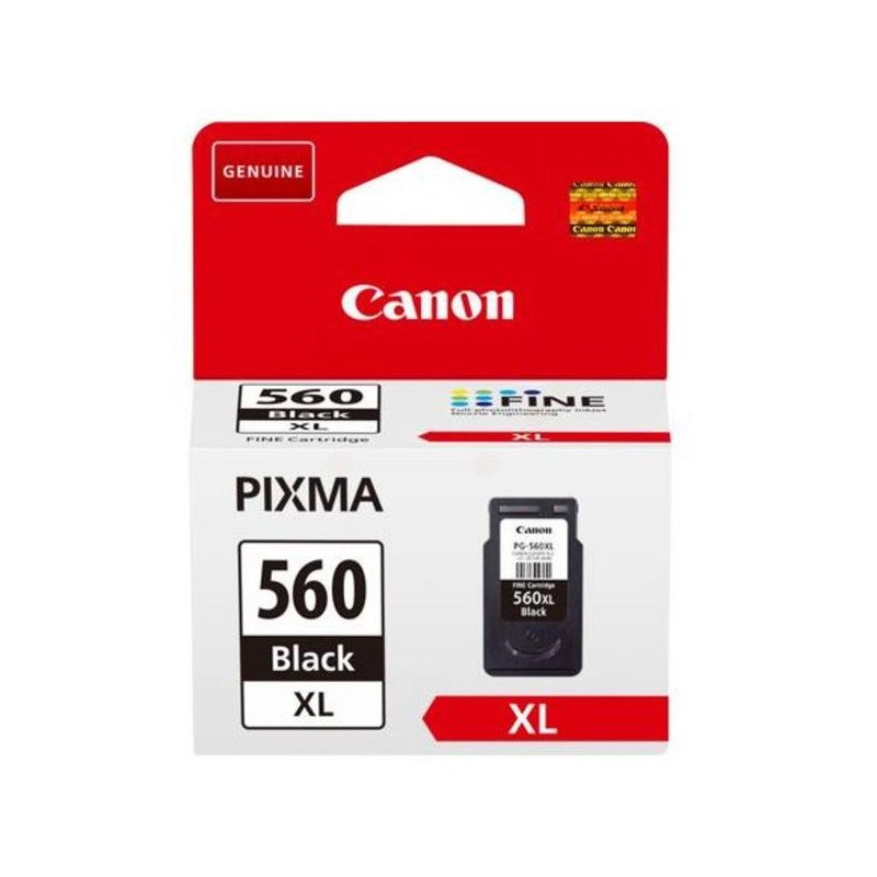 Cartus Cerneala Original Canon Black, PG-560XL, pentru Pixma TS5350|TS5351|TS5352, 400, (timbru verde 0.15 lei), "3712C001AA"