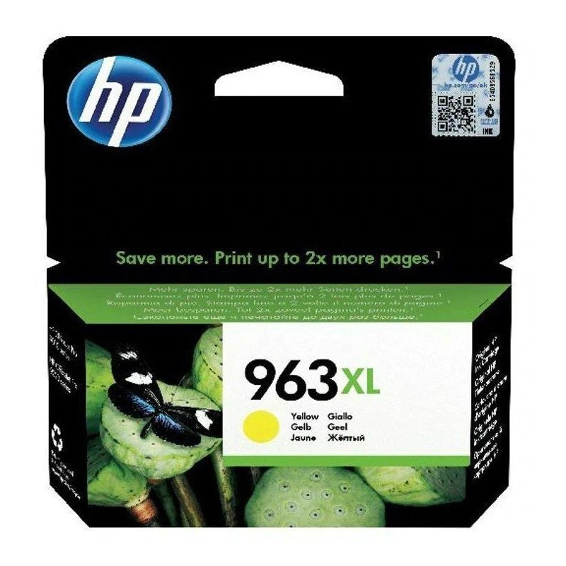 Cartus Cerneala Original HP Yellow, nr.963XL, pentru OfficeJet Pro 9010|9013|9014|9020|9023, 1.6K, (timbru verde 0.15 lei), "3JA