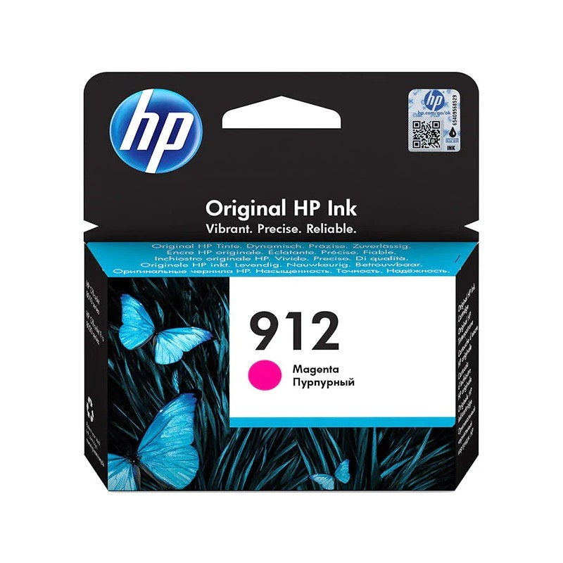 Cartus Cerneala Original HP Magenta, nr.912, pentru OfficeJet 8013|8023, 0.315K, (timbru verde 0.15 lei), "3YL78AE"