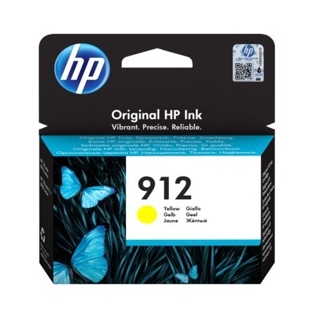 Cartus Cerneala Original HP Yellow, nr.912, pentru OfficeJet 8013|8023, 0.315K, (timbru verde 0.15 lei), "3YL79AE"
