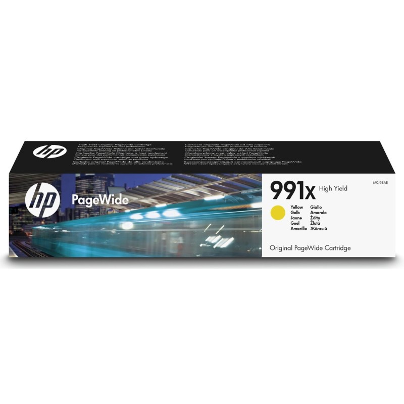 Cartus Cerneala Original HP Yellow, nr.991X, pentru PageWide 750|772|777, 16K, (timbru verde 0.15 lei), "M0J98AE"