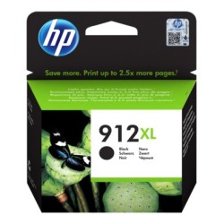 Cartus Cerneala Original HP Black, Nr.912XL, pentru OfficeJet 8013|8023, 0.825K, (timbru verde 0.15 lei), "3YL84AE"