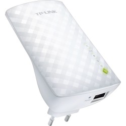 RANGE EXTENDER TP-LINK wireless  750Mbps, 1 port 10/100Mbps, 3 antene interne, dual band AC750, 2.4GHz &amp; 5GHz "RE200" (timbr