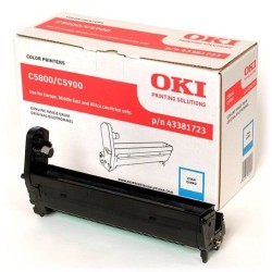 Drum Unit Original OKI Cyan, 43381723, pentru C5800|C5900|C5550, 20K, (timbru verde 0.8 lei), "43381723"