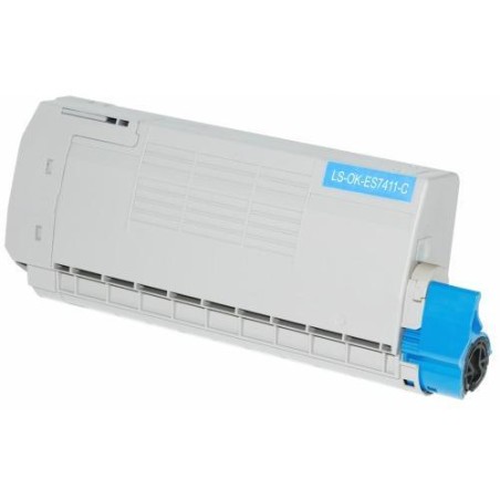 Toner Original OKI Cyan, 44318619, pentru ES7411, 10K, (timbru verde 1.2 lei) , "44318619"
