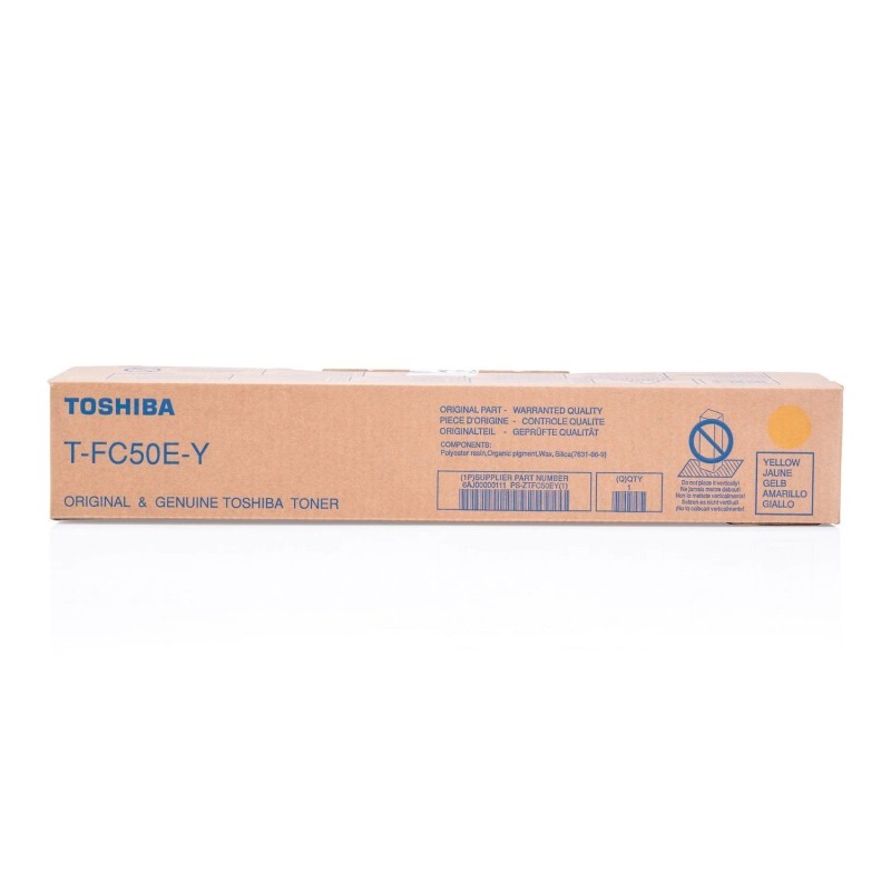Toner Original Toshiba Yellow, FC50E-Y, pentru E-Studio 2555|3055|4555, 33.6K, (timbru verde 1.2 lei) , "T-FC50E-Y"