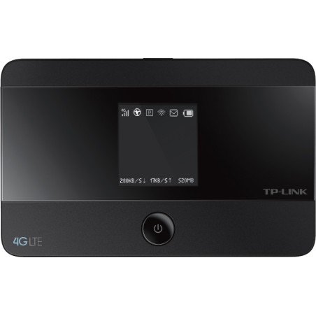 ROUTER TP-LINK wireless. portabil, 4G Mobile Wi-Fi, 150Mbps, Internal LTE Modem, SIM card slot, OLED screen display, rechargeabl