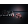 MOUSE TRUST, "GXT 105 Izza", gaming, cu fir, USB, optic, 2400 dpi, butoane/scroll 6/1, iluminare, buton selectare viteza, negru,