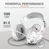CASTI Trust, "GXT 322W Carus", cu fir, gaming, utilizare multimedia, smartphone, microfon pe brat, conectare prin Jack 3.5 mm, J