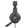CASTI Trust, "GXT 307B Ravu", cu fir, gaming, utilizare multimedia, smartphone, microfon pe brat, conectare prin Jack 3.5 mm, ne