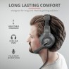 CASTI Trust, "GXT 307B Ravu", cu fir, gaming, utilizare multimedia, smartphone, microfon pe brat, conectare prin Jack 3.5 mm, ne