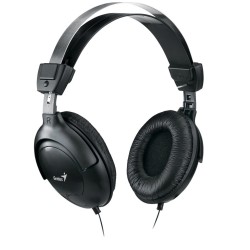 CASTI Genius, "HS-505X", cu fir, standard, utilizare multimedia, microfon pe brat, conectare prin Jack 3.5 mm, negru, "317100581