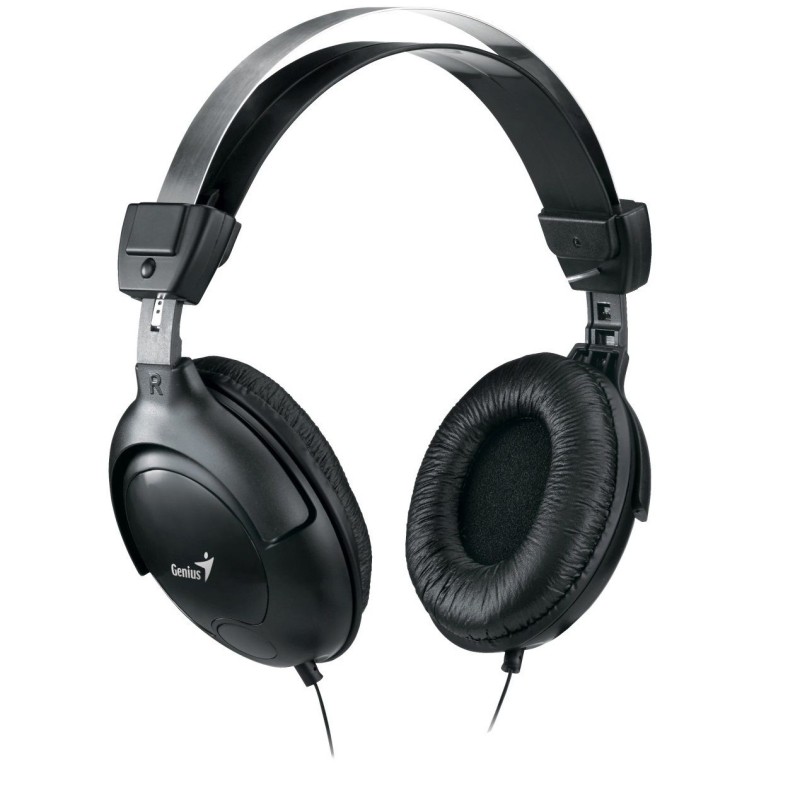 CASTI Genius, "HS-505X", cu fir, standard, utilizare multimedia, microfon pe brat, conectare prin Jack 3.5 mm, negru, "317100581