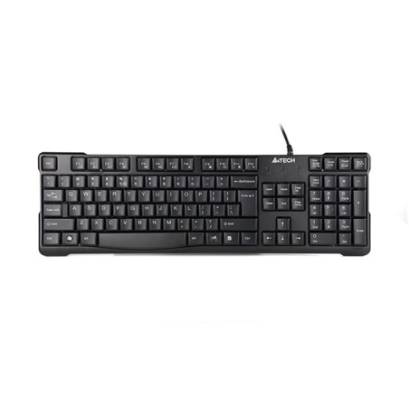 TASTATURA A4TECH, "KR750", cu fir, 105 taste format standard , USB, negru, "KR-750-USB" 45504985 (timbru verde 0.8 lei)