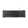TASTATURA A4TECH, "KR750", cu fir, 105 taste format standard , USB, negru, "KR-750-USB" 45504985 (timbru verde 0.8 lei)