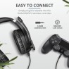CASTI Trust, "GXT 488 Forze PS4", cu fir, gaming, utilizare multimedia, smartphone, microfon pe brat, conectare prin Jack 3.5 mm