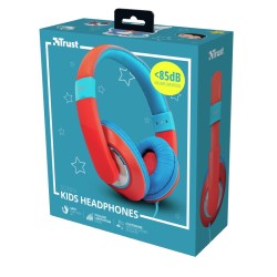 CASTI Trust, "Sonin Kids", cu fir, standard, utilizare multimedia, MP3, smartphone (doar audio), microfon nu, conectare prin Jac