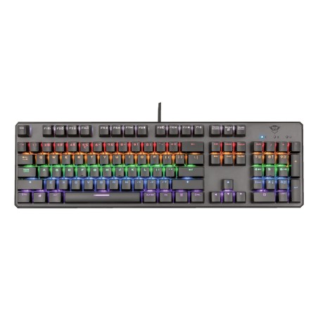 TASTATURA TRUST- gaming, "GXT 865 Astra", cu fir, 104 taste, format standard , mecanica, switch GXT-Red, USB, negru, "TR-22630" 