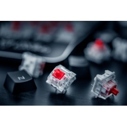 TASTATURA TRUST- gaming, "GXT 865 Astra", cu fir, 104 taste, format standard , mecanica, switch GXT-Red, USB, negru, "TR-22630" 