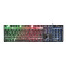 TASTATURA TRUST- gaming, "GXT 835 Azor", cu fir, 104 taste, format standard , USB, negru, "TR-23651" (timbru verde 0.8 lei)