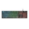 TASTATURA TRUST- gaming, "GXT 835 Azor", cu fir, 104 taste, format standard , USB, negru, "TR-23651" (timbru verde 0.8 lei)