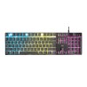 TASTATURA TRUST- gaming, "GXT 835 Azor", cu fir, 104 taste, format standard , USB, negru, "TR-23651" (timbru verde 0.8 lei)