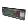 TASTATURA TRUST- gaming, "GXT 835 Azor", cu fir, 104 taste, format standard , USB, negru, "TR-23651" (timbru verde 0.8 lei)