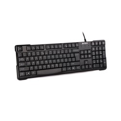 TASTATURA A4TECH, "KR750", cu fir, 105 taste format standard , USB, negru, "KR-750-USB" 45504985 (timbru verde 0.8 lei)