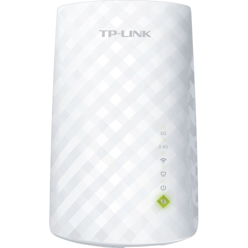 RANGE EXTENDER TP-LINK wireless  750Mbps, 1 port 10/100Mbps, 3 antene interne, dual band AC750, 2.4GHz &amp; 5GHz "RE200" (timbr