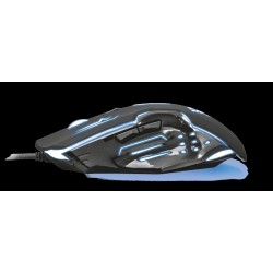 MOUSE TRUST, "GXT 108 Rava", gaming, cu fir, USB, optic, 2000 dpi, butoane/scroll 6/1, iluminare, buton selectare viteza, negru,